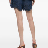 Shorts mahon con ricamo in blu Zimmermann - donna 