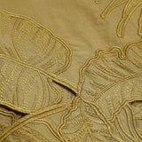 Pantaloni con ricamo mahon in verde 