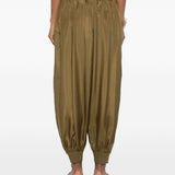 Pantaloni ampi Mahon in verde khaki 