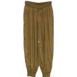 Pantaloni ampi Mahon in verde khaki 