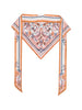 Foulard di seta con stampa floreale multicolore Zimmermann - donna