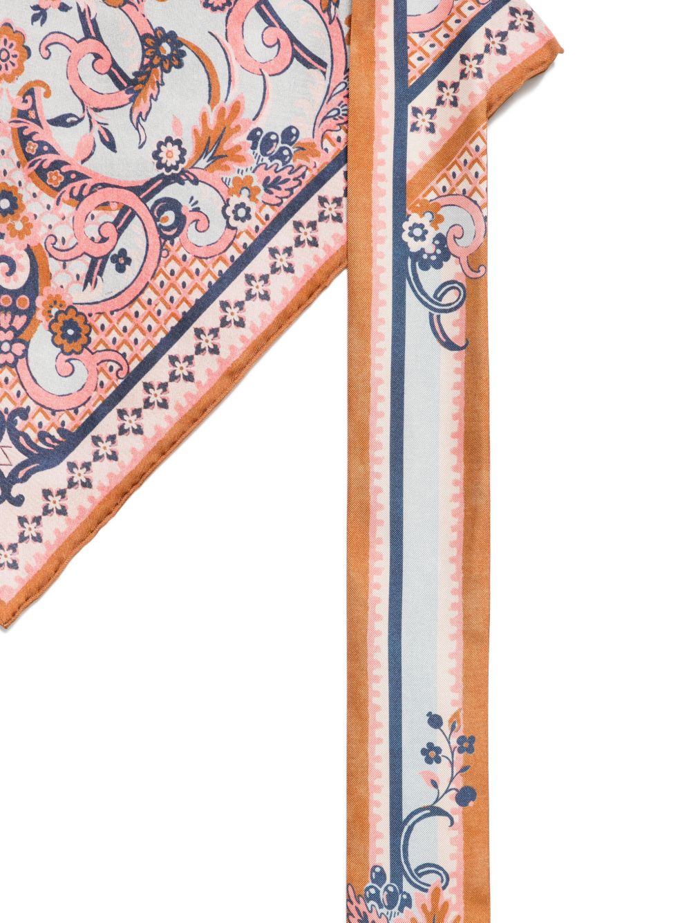 Foulard di seta con stampa floreale multicolore Zimmermann - donna 