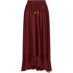 Gonna lunga con volant Aster in bordeaux Zimmermann - donna 