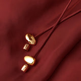 Gonna lunga con volant Aster in bordeaux Zimmermann - donna 