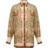 Camicia Indra con stampa floreale multicolore 