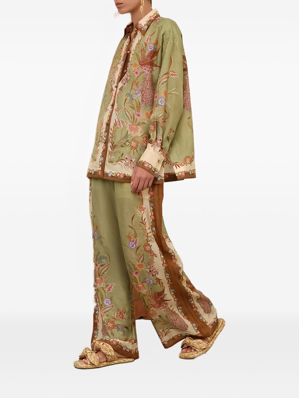 Camicia Indra con stampa floreale multicolore 