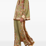 Camicia Indra con stampa floreale multicolore 