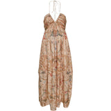 Abito maxi Roselight con stampa floreale 