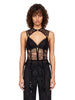Body lingerie Valiant in pizzo nero