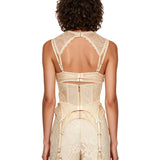 Body lingerie Valiant in pizzo avorio 
