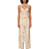 Body lingerie Valiant in pizzo avorio 