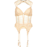 Body lingerie Valiant in pizzo avorio 