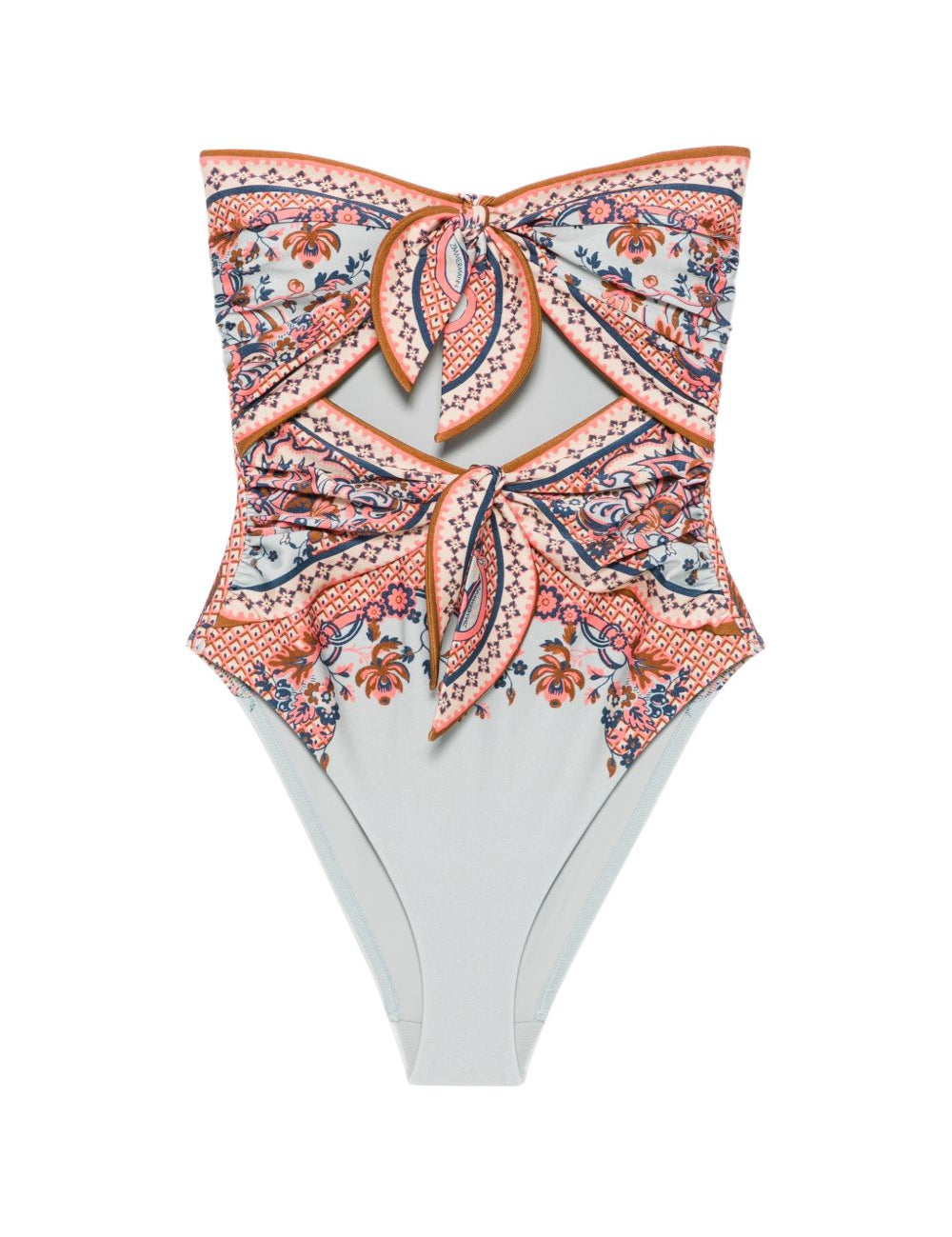 Costume intero con stampa floreale Aster multicolore 