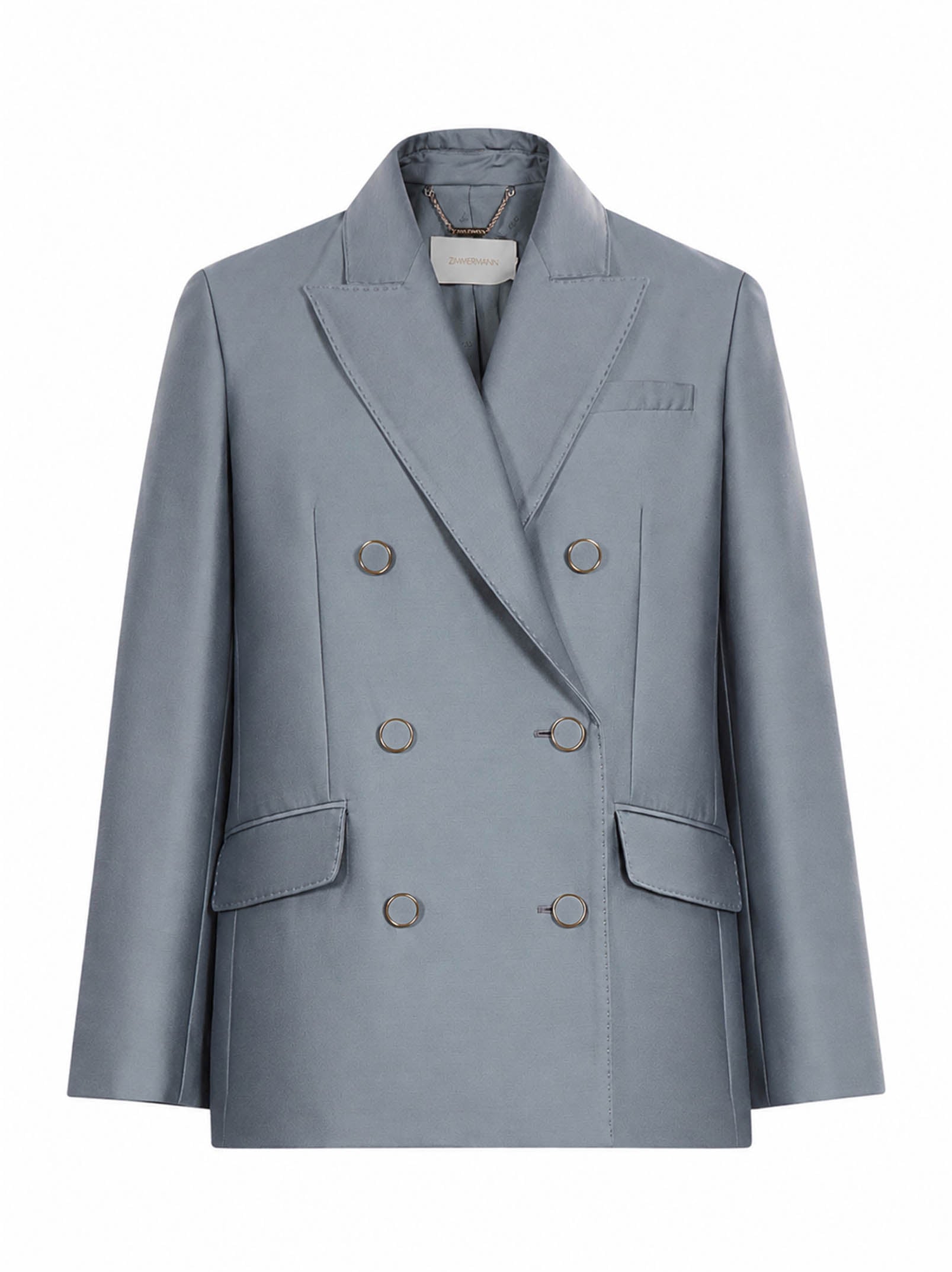 Giacca doppiopetto valiant in grigio 