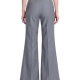 Pantaloni a zampa strutturati Valiant in grigio 