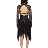 Abito mini in piazzo Valiant Lingerie in nero 