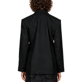 Blazer doppiopetto Valiant in nero 