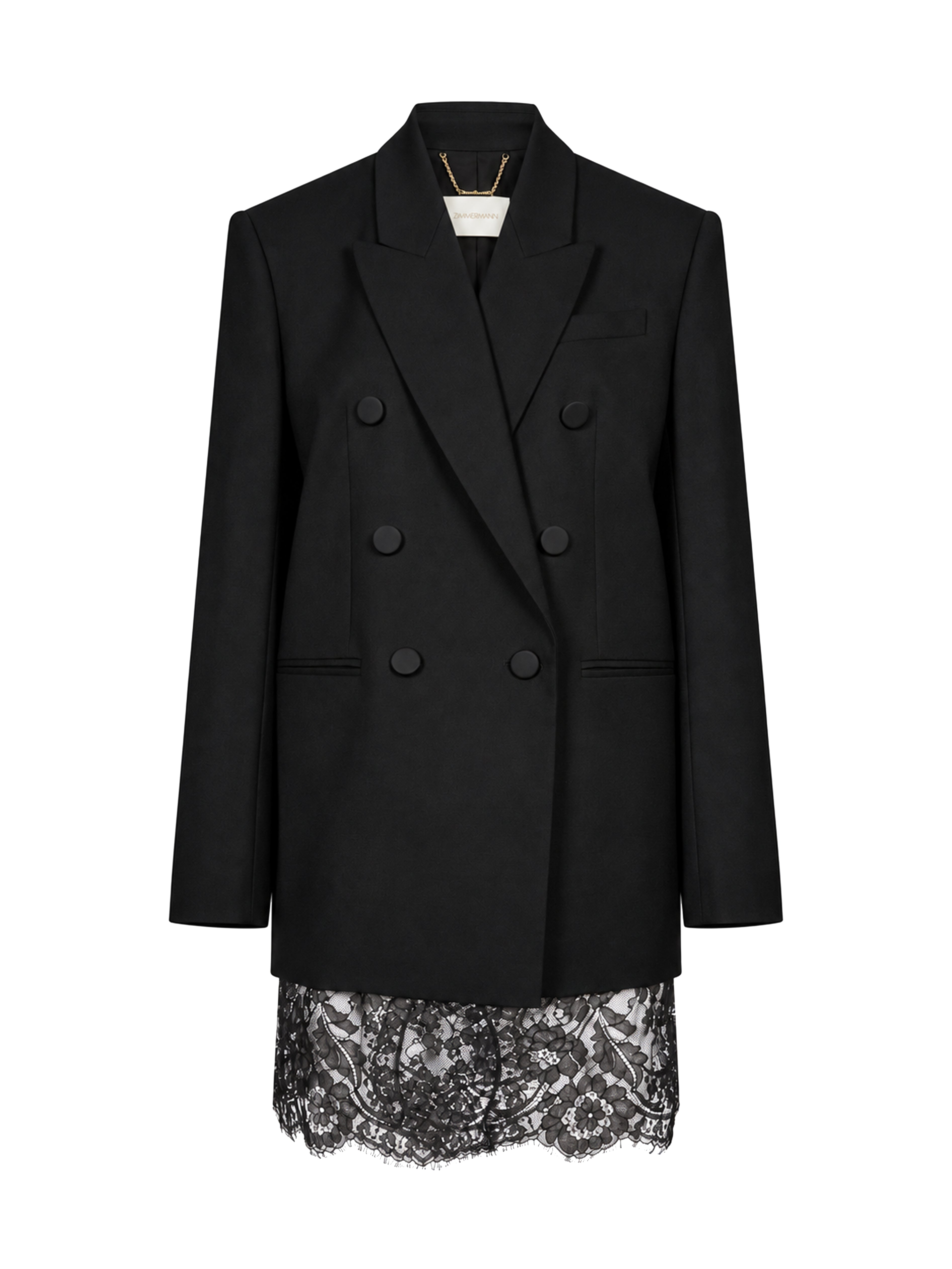 Blazer doppiopetto Valiant in nero 