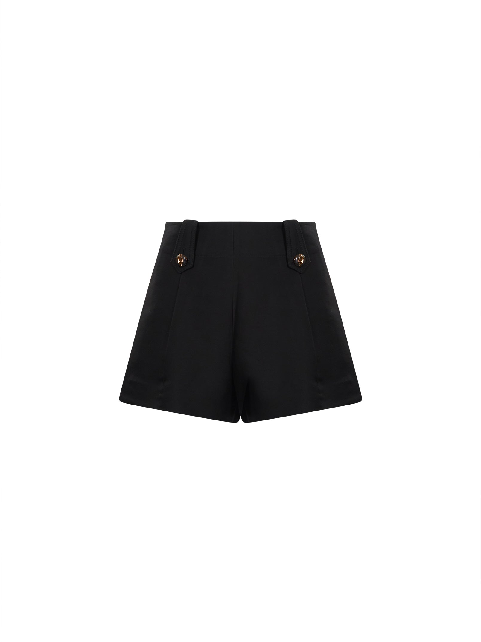 Shorts con bottoni valiant in nero 