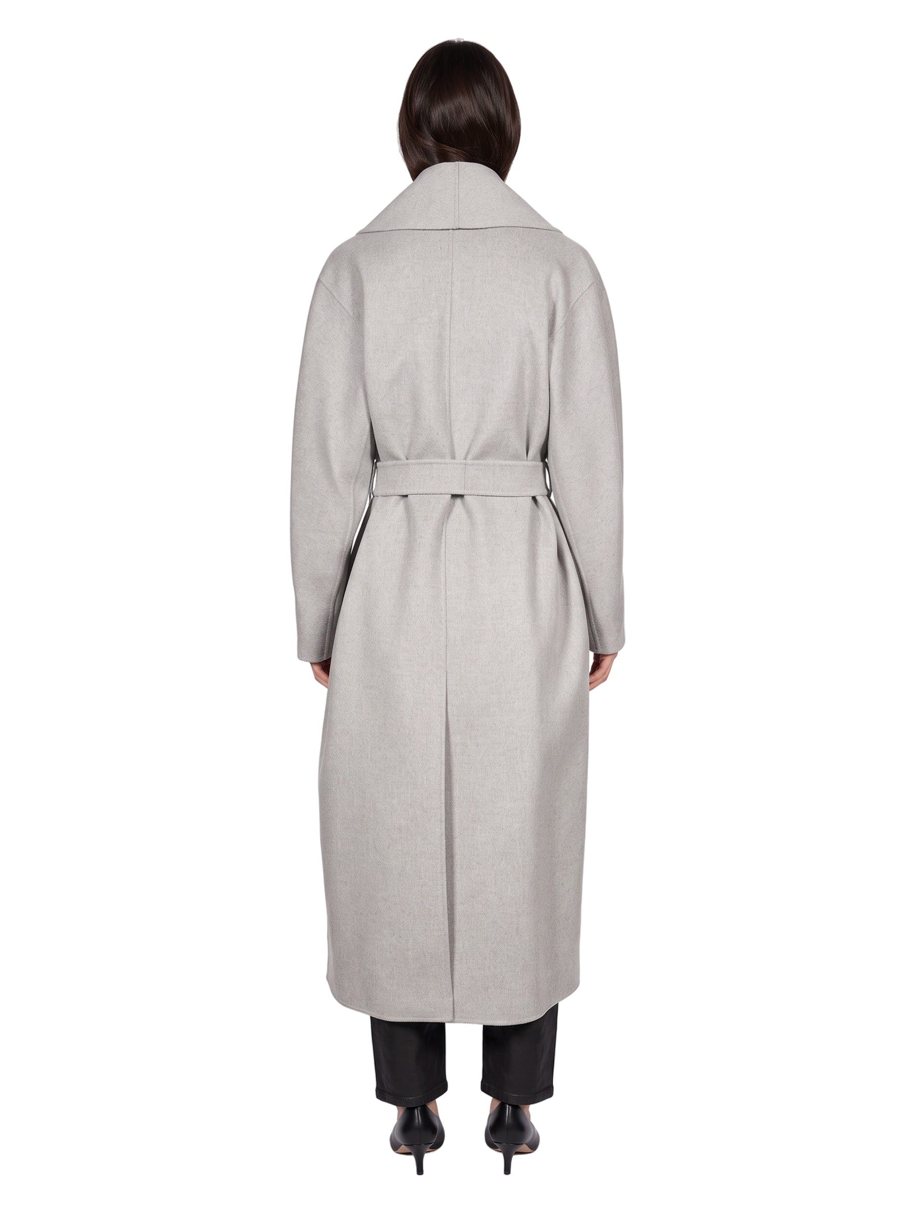 Cappotto a vestaglia Anna in grigio 