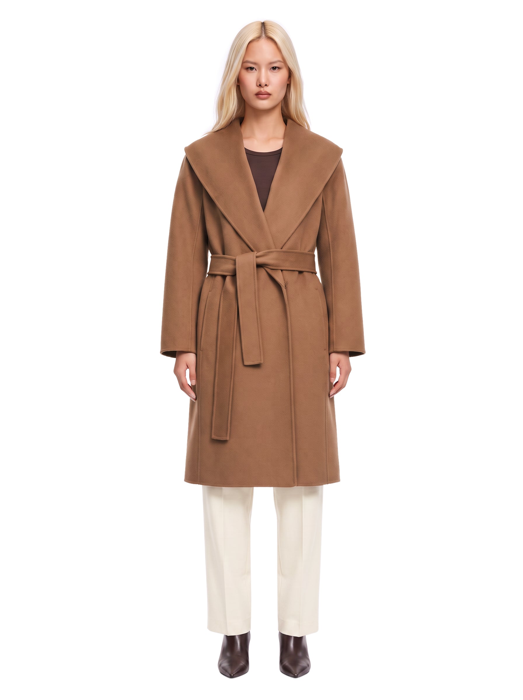 Cappotto corto Messi in beige 