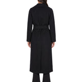 Cappotto a vestaglia Poldo in nero 