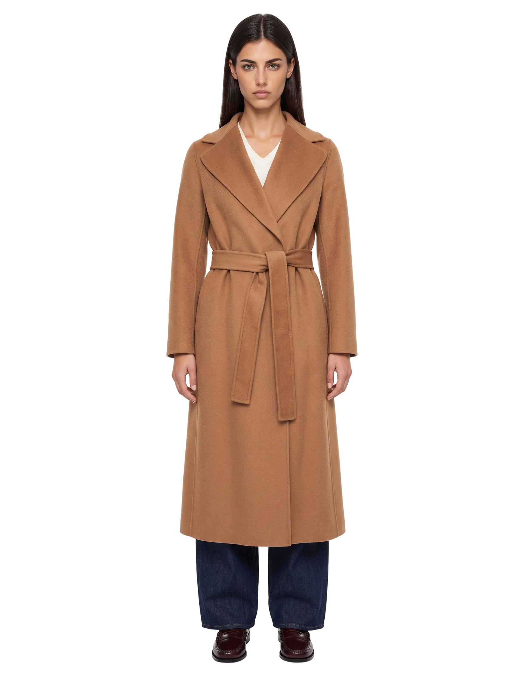 Cappotto a vestaglia Poldo in marrone 