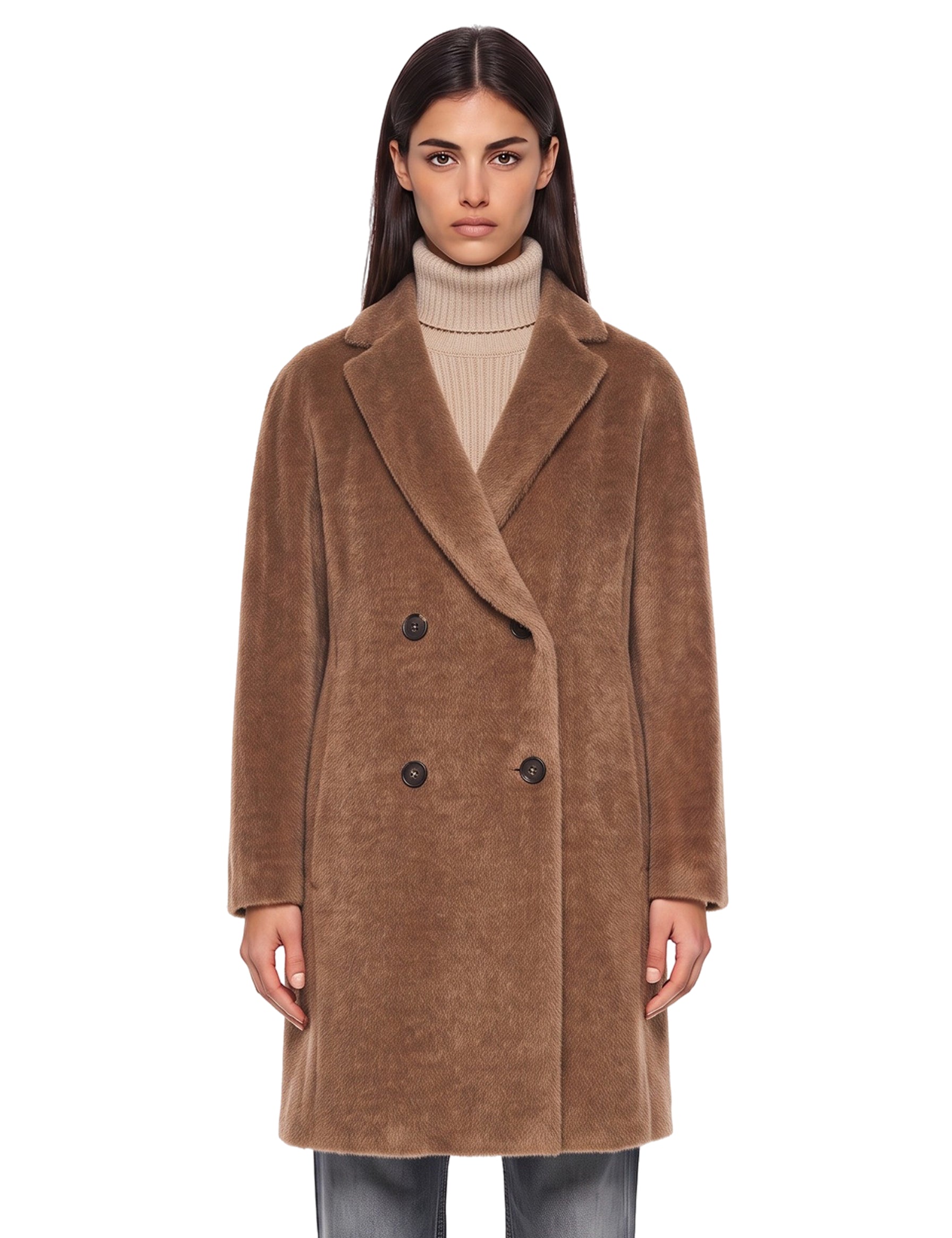 Cappotto midi Roseto in marrone 