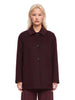 Cappotto corto Giugno in bordeaux