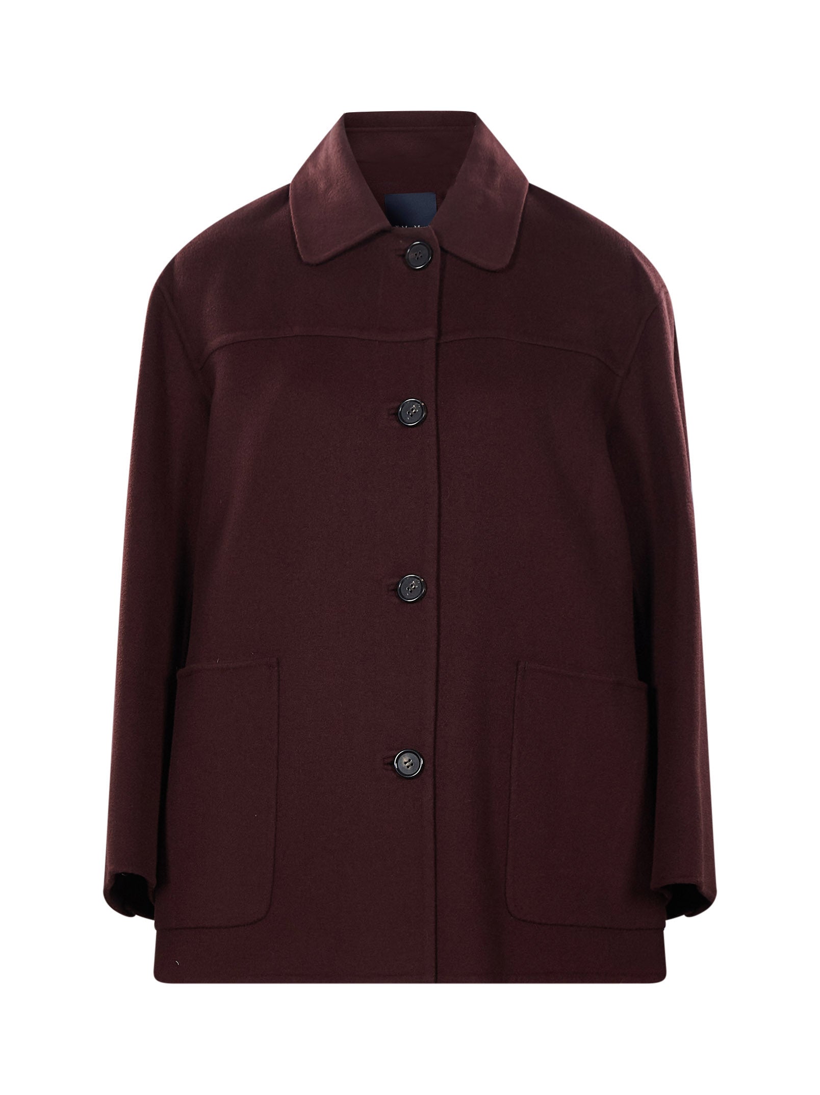 Cappotto corto Giugno in bordeaux 