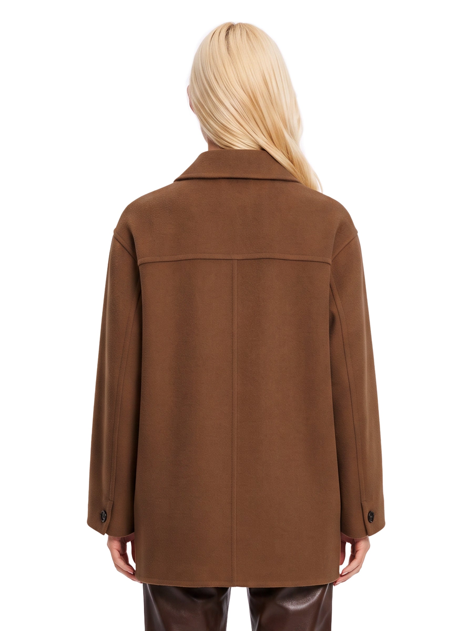 Cappotto corto Giugno in marrone 