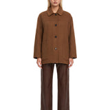 Cappotto corto Giugno in marrone 