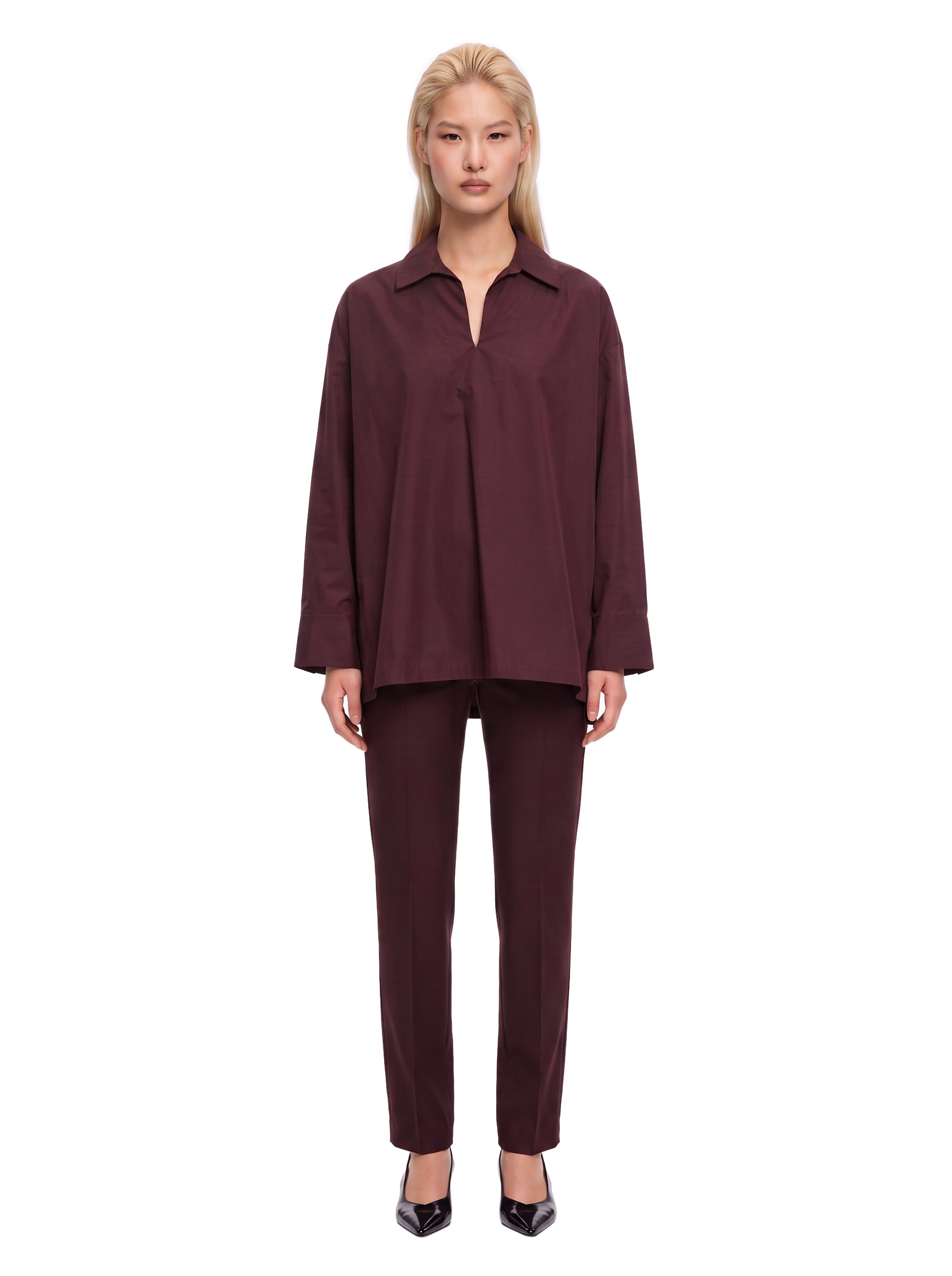 Pantalone Umanita in bordeaux 