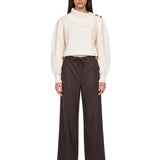 Pantaloni jogging Floria in marrone 