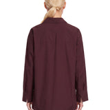 Blusa Cristel in bordeaux 