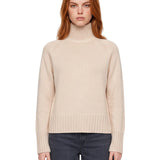 Maglione collo alto Mantova in avorio 