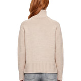 Maglione collo alto Mantova in beige 
