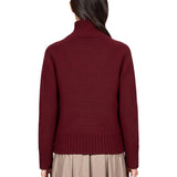 Maglia dolcevita Mantova in bordeaux 