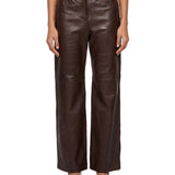 Pantaloni Pesca in marrone 