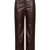 Pantaloni Pesca in marrone 