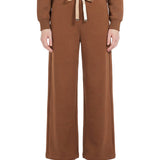 Pantaloni Bali con coulisse in marrone 