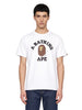 T-shirt College in bianco