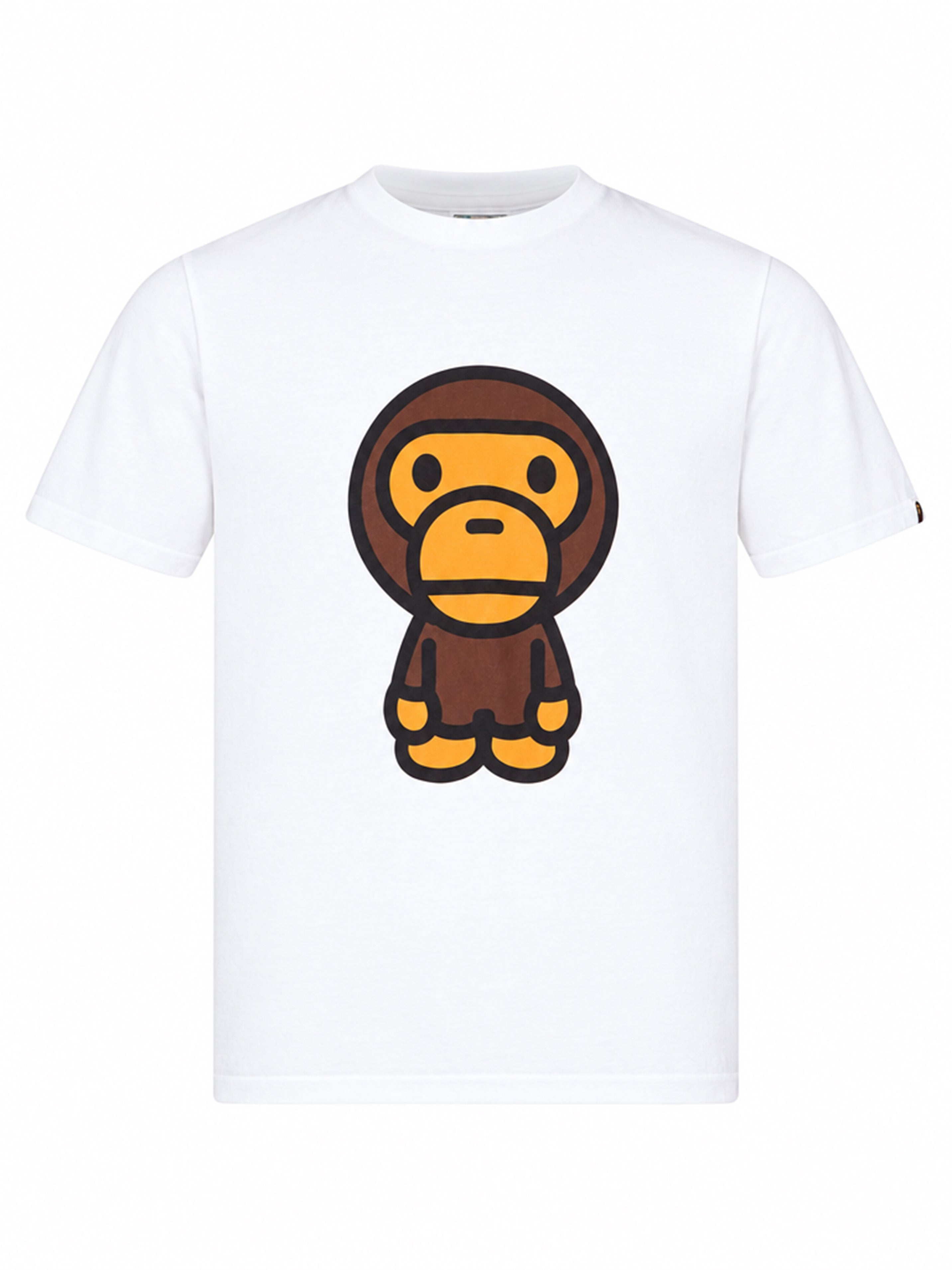 T-shirt College in bianco 