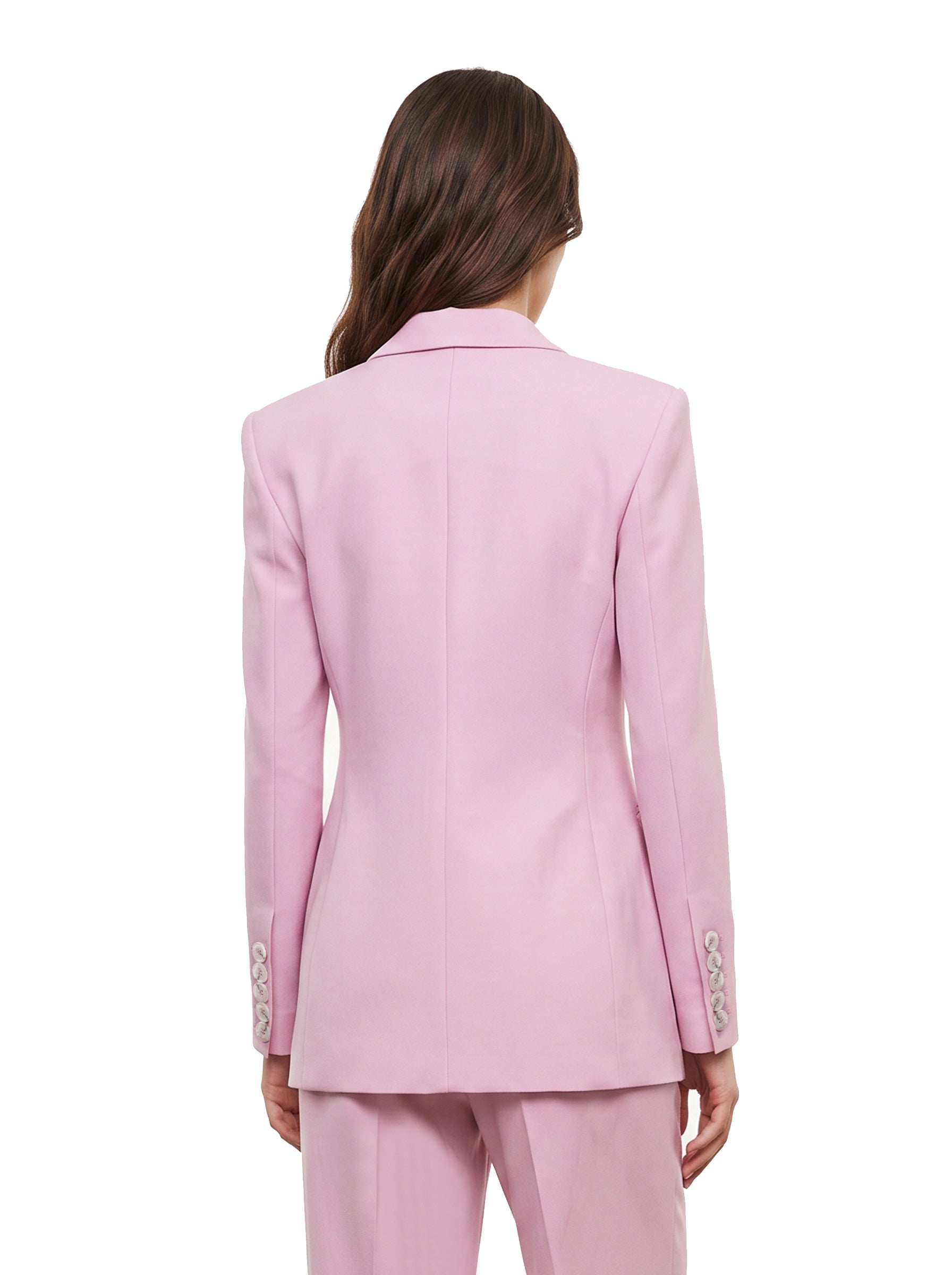 Blazer monopetto in rosa 