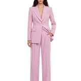 Blazer monopetto in rosa 