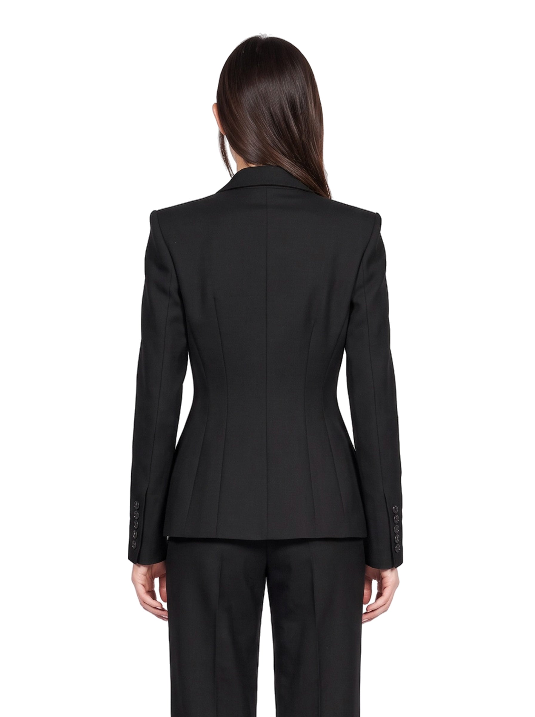Blazer doppiopetto in nero 