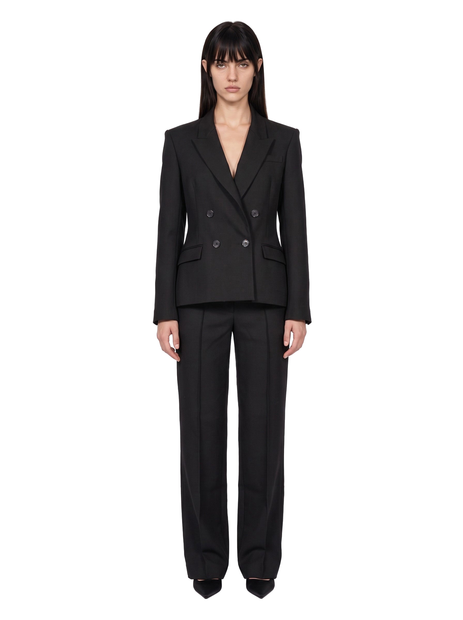Blazer doppiopetto in nero 