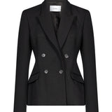 Blazer doppiopetto in nero 