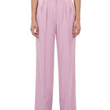 Pantaloni sartoriali in rosa 