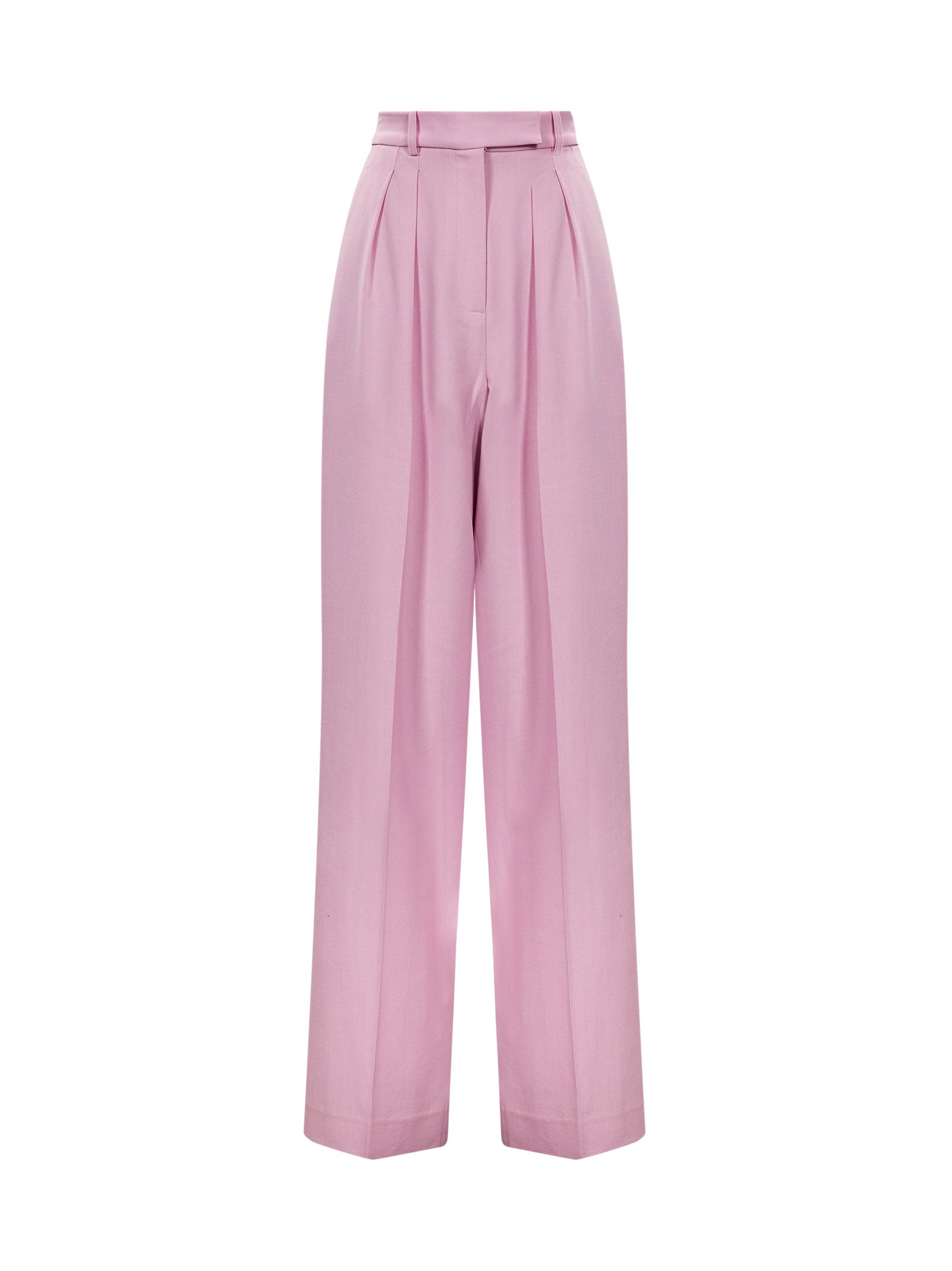 Pantaloni sartoriali in rosa 